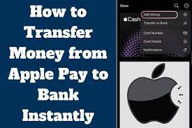 How To Transfer Money From Apple Pay To Bank Instantly
